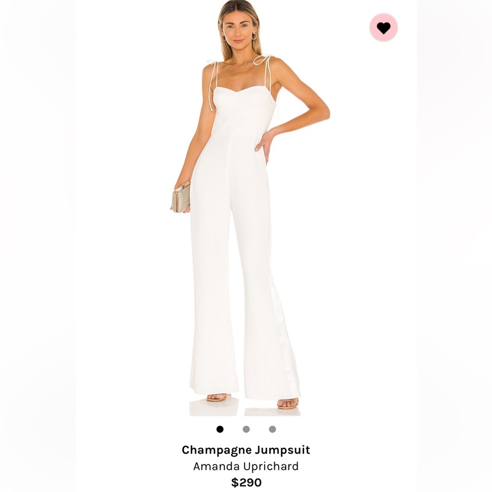 AMANDA UPRICHARD Champagne Jumpsuit size M